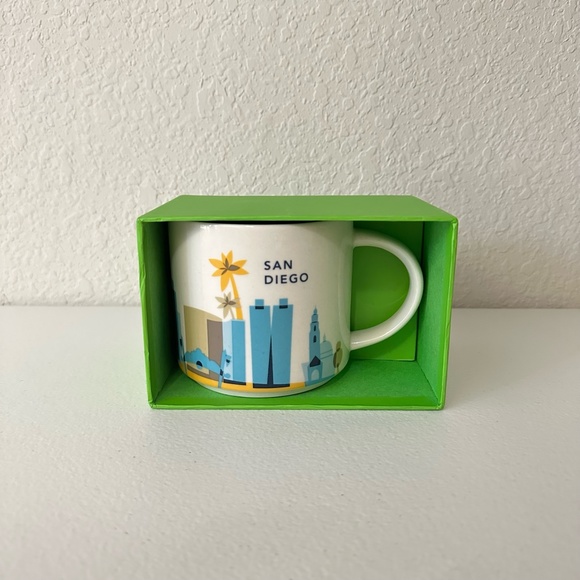 NEW STARBUCKS You Are Here Collection 2015 SAN DIEGO 14 fl oz Coffee Mug - Picture 1 of 9